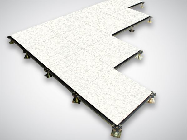 Replacement access floor tile grid for data center