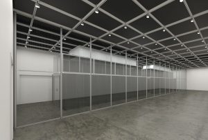 Hot cold aisle containment panel walls