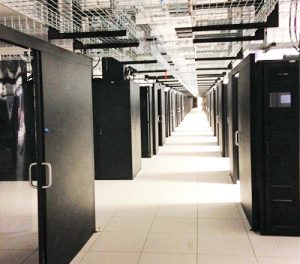 government data center with aisle containment
