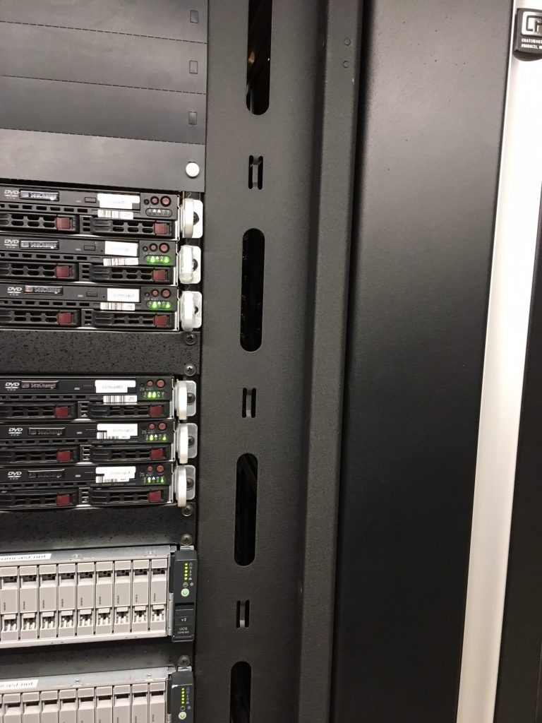 Magnetic Cabinet Skirts to Block Airflow Under Server Cabinets