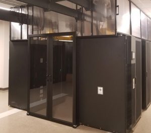 Data Center In Arkansas with Aisle Containment installed
