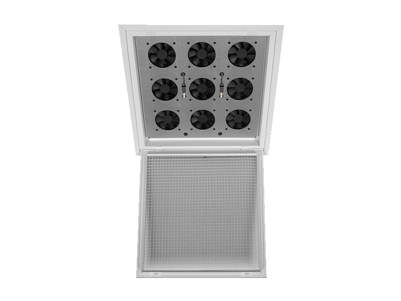 Ceiling Grid Fan Tray Data Center