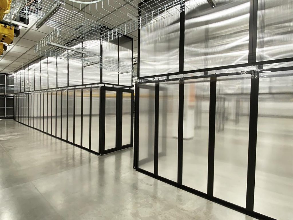 Aisle Containment Wall Panels for Data Centers